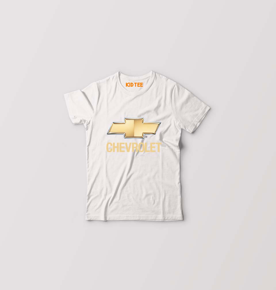 Chevrolet Kids T-Shirt for Boy/Girl-White-Ektarfa.online