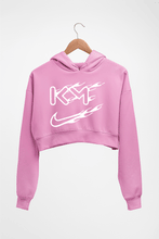 Load image into Gallery viewer, Kylian Mbappé Crop HOODIE FOR WOMEN-Light Baby Pink-Ektarfa.online
