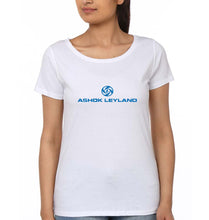 Load image into Gallery viewer, Ashok Leyland T-Shirt for Women-White-Ektarfa.online

