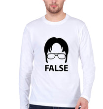 Load image into Gallery viewer, Dwight Schrute Full Sleeves T-Shirt for Men-White-Ektarfa.online
