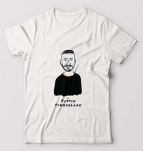 Load image into Gallery viewer, Justin Timberlake T-Shirt for Men-White-Ektarfa.online
