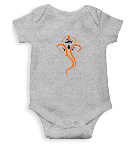 Shree Ganesh Kids Romper For Baby Boy/Girl-0-5 Months(18 Inches)-Grey-Ektarfa.online