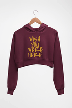 Load image into Gallery viewer, Astroworld Travis Scott Crop HOODIE FOR WOMEN-Maroon-Ektarfa.online
