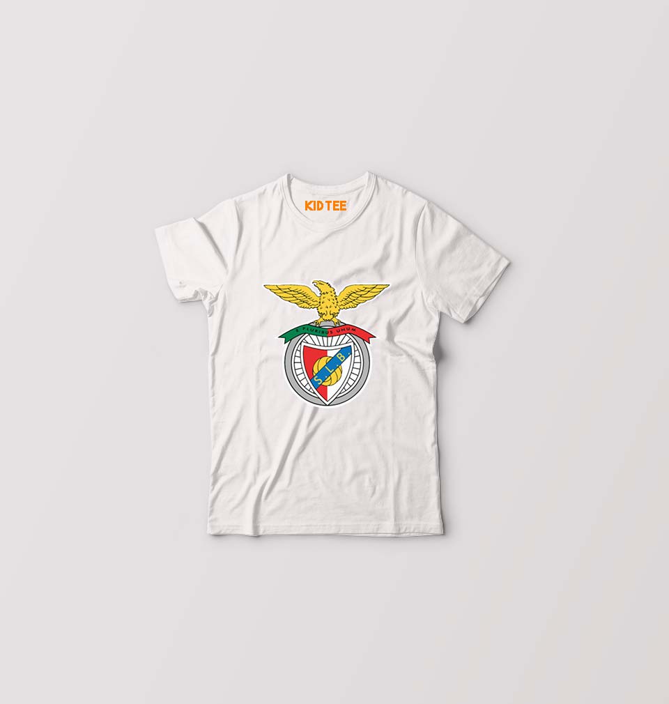 Benfica Kids T-Shirt for Boy/Girl-White-Ektarfa.online