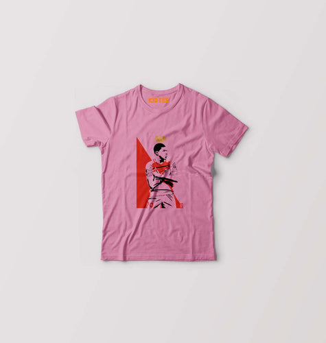 Kylian Mbappé Kids T-Shirt for Boy/Girl-Pink-Ektarfa.online