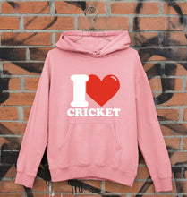 Load image into Gallery viewer, I Love Cricket Unisex Hoodie for Men/Women-Light Pink-Ektarfa.online
