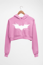 Load image into Gallery viewer, Batman Superhero Crop HOODIE FOR WOMEN-Light Baby Pink-Ektarfa.online
