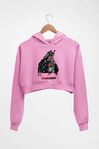 Samurai Crop HOODIE FOR WOMEN-Light Baby Pink-Ektarfa.online