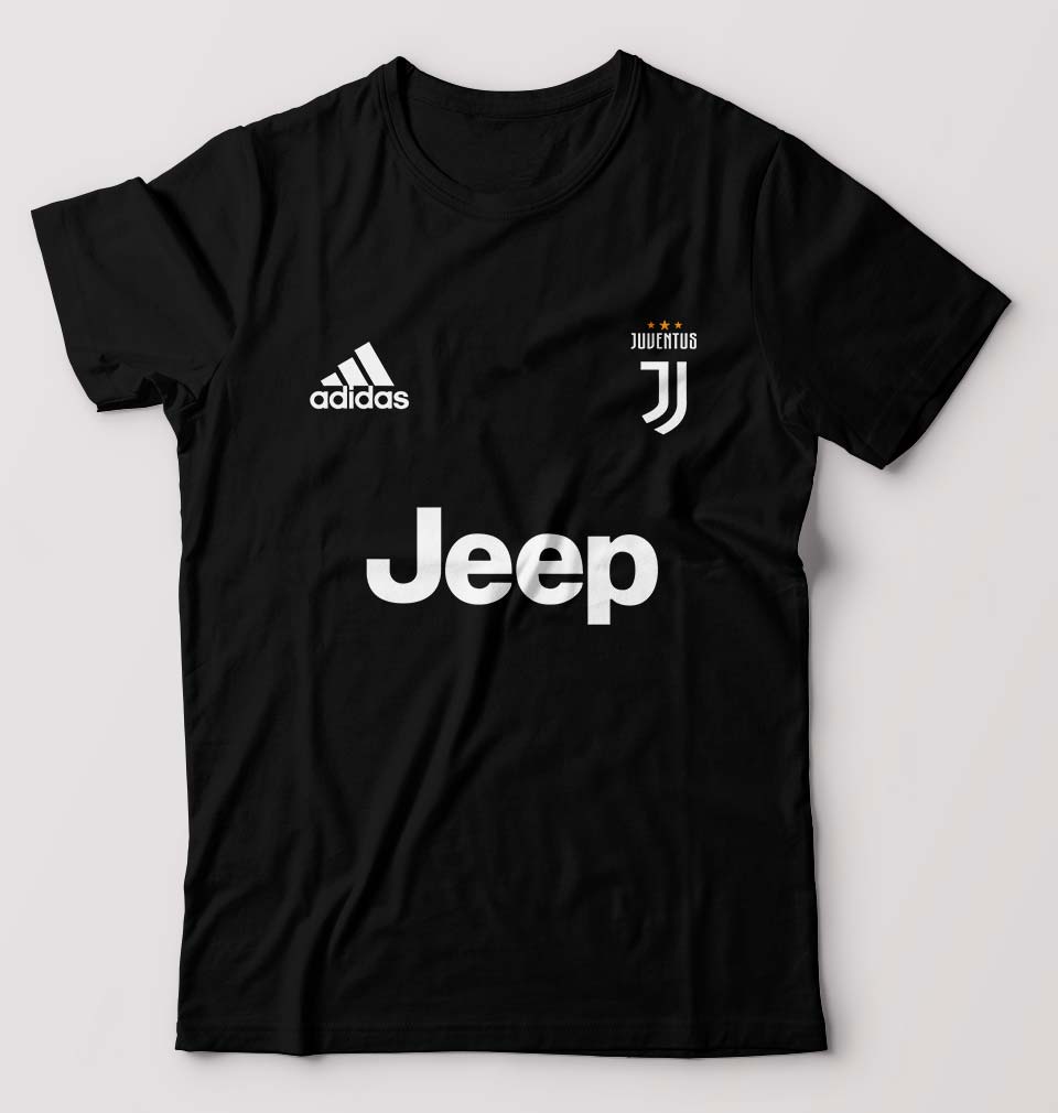 Juventus F.C. 2021-22 T-Shirt for Men-Black-Ektarfa.online
