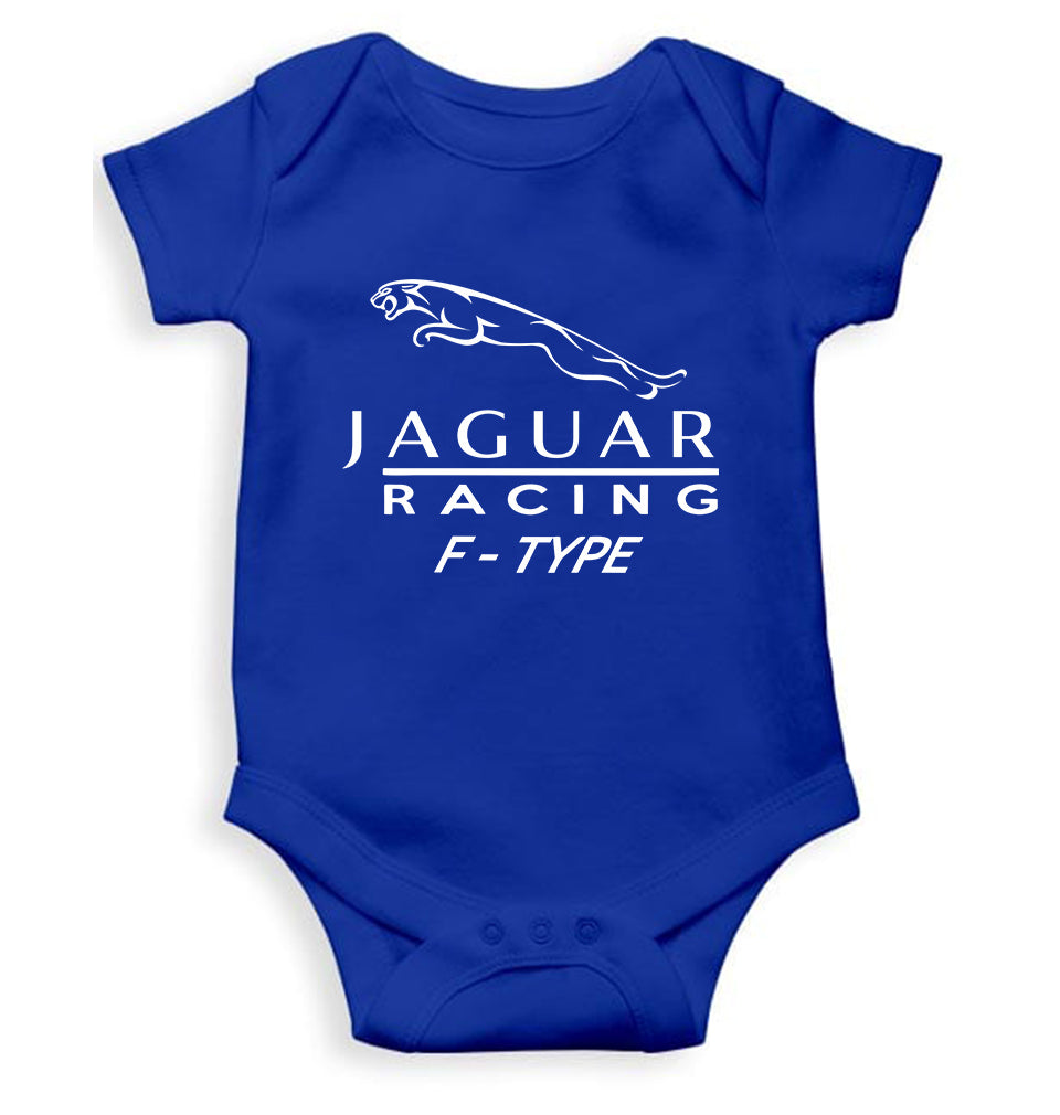 Jaguar Kids Romper For Baby Boy/Girl-0-5 Months(18 Inches)-Royal Blue-Ektarfa.online