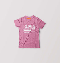 Load image into Gallery viewer, Chartered Accountants(CA) In Progress Kids T-Shirt for Boy/Girl-Pink-Ektarfa.online
