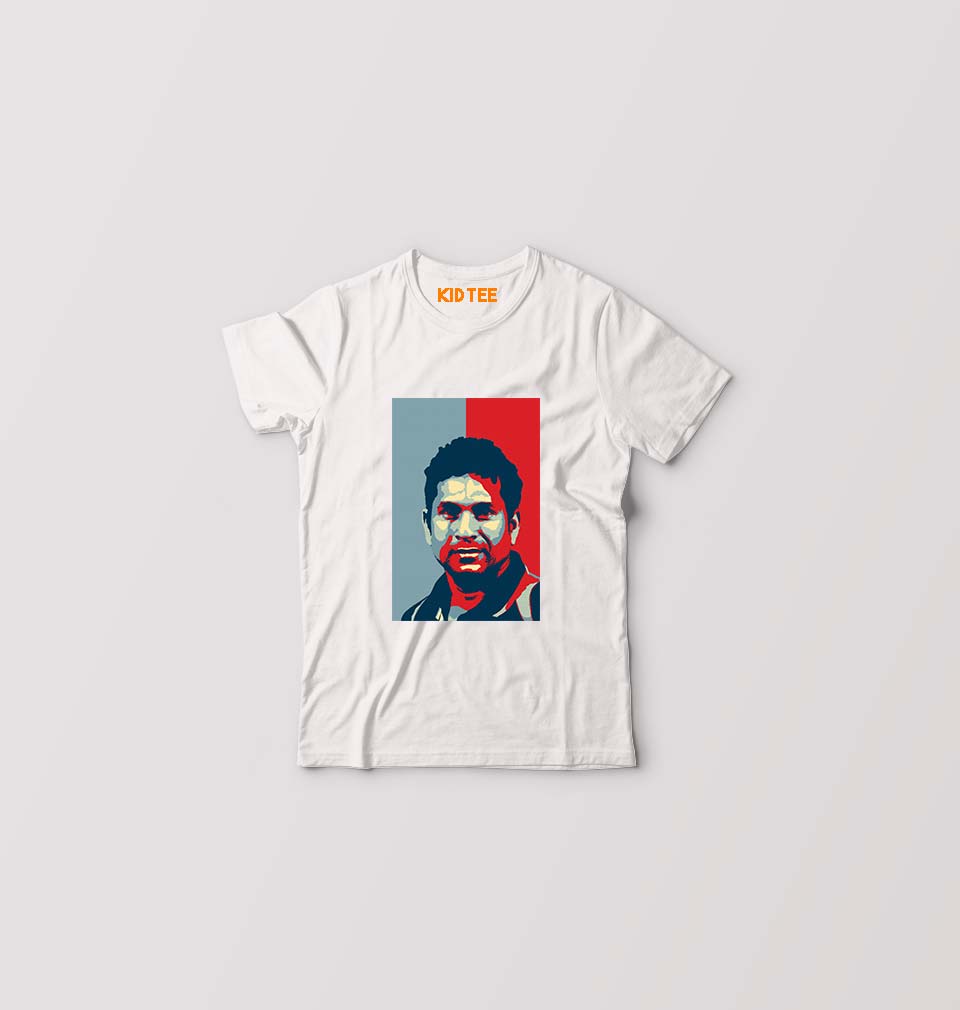 Sachin Tendulkar Kids T-Shirt for Boy/Girl-White-Ektarfa.online