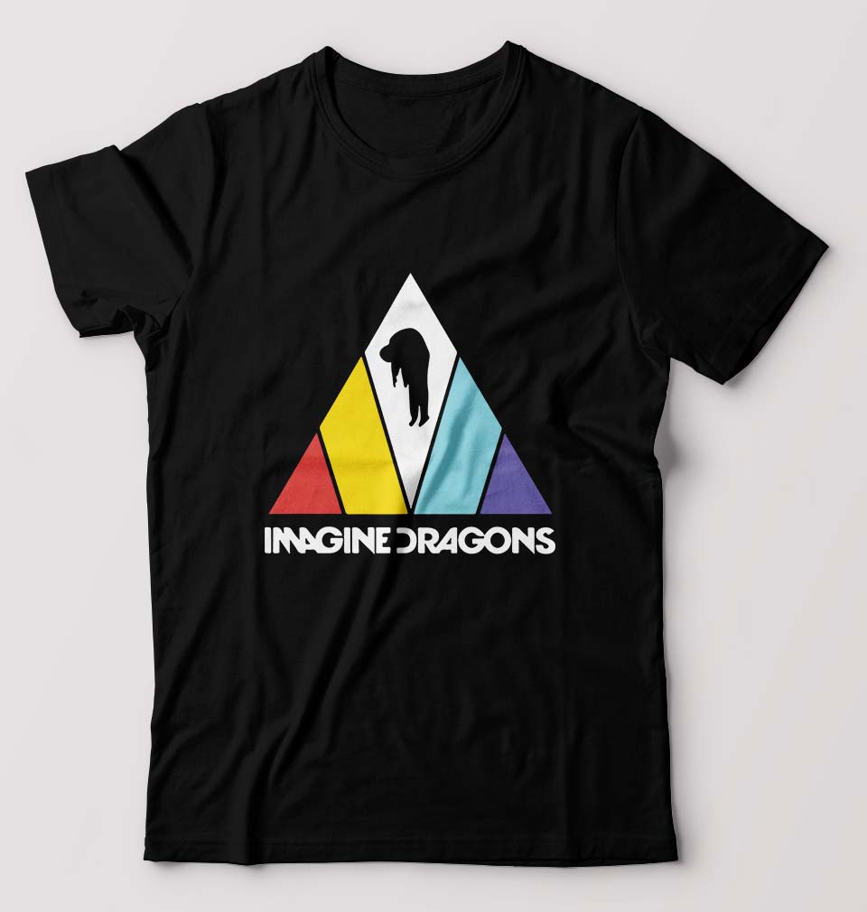 Imagine Dragons T-Shirt for Men-Black-Ektarfa.online