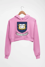 Load image into Gallery viewer, Yale University Crop HOODIE FOR WOMEN-Light Baby Pink-Ektarfa.online
