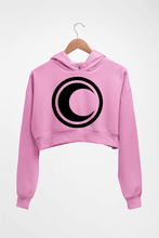 Load image into Gallery viewer, Moon Knight Crop HOODIE FOR WOMEN-Light Baby Pink-Ektarfa.online
