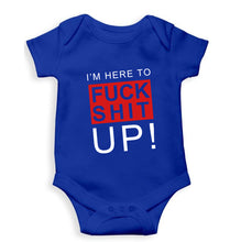 Load image into Gallery viewer, Fuck Kids Romper For Baby Boy/Girl-Royal Blue-Ektarfa.online

