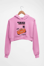 Load image into Gallery viewer, Lightning McQueen Crop HOODIE FOR WOMEN-Light Baby Pink-Ektarfa.online
