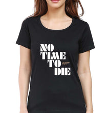 Load image into Gallery viewer, No Time To Die James Bond 007 T-Shirt for Women-Black-Ektarfa.online

