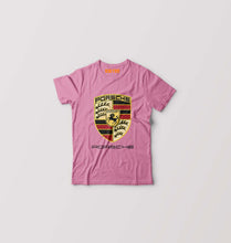 Load image into Gallery viewer, Porsche Logo Kids T-Shirt for Boy/Girl-Pink-Ektarfa.online
