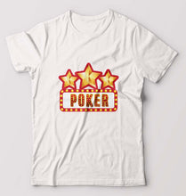 Load image into Gallery viewer, Poker T-Shirt for Men-White-Ektarfa.online
