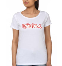 Load image into Gallery viewer, Roblox T-Shirt for Women-White-Ektarfa.online
