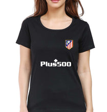 Load image into Gallery viewer, Atletico Madrid 2021-22 T-Shirt for Women-Black-Ektarfa.online
