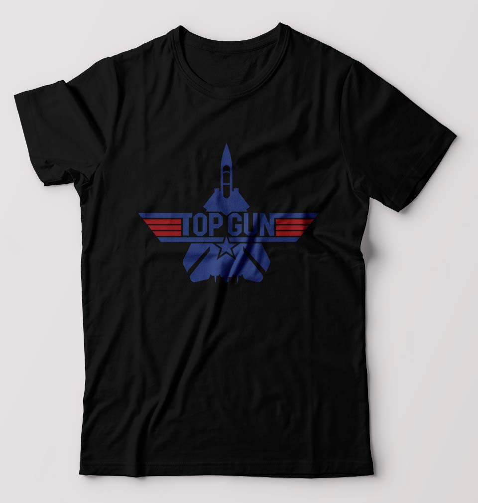 Top Gun T-Shirt for Men-Black-Ektarfa.online