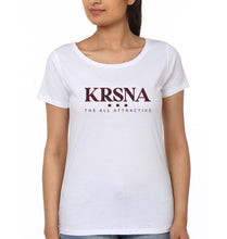 Load image into Gallery viewer, Krsna T-Shirt for Women-White-Ektarfa.online
