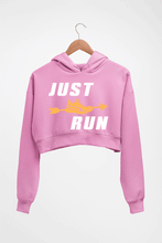 Load image into Gallery viewer, Runner Running Crop HOODIE FOR WOMEN-Light Baby Pink-Ektarfa.online
