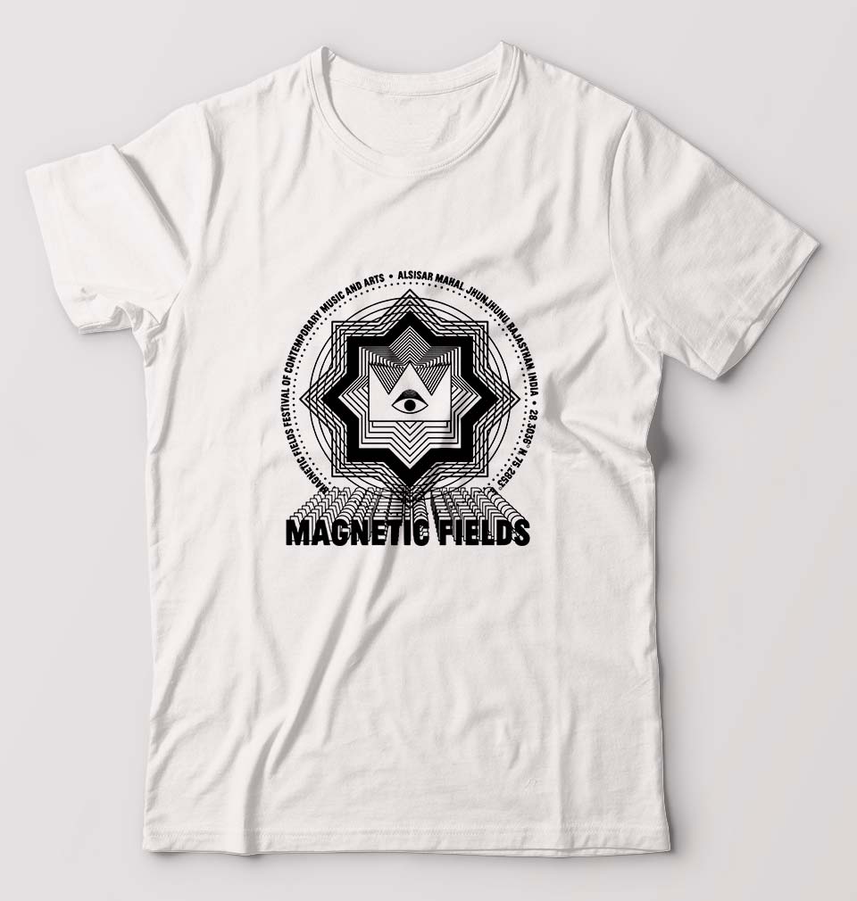 Magnetic fields T-Shirt for Men-White-Ektarfa.online