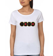 Load image into Gallery viewer, Poker T-Shirt for Women-White-Ektarfa.online
