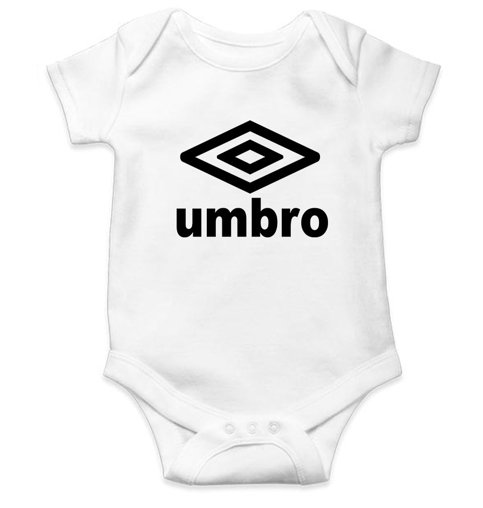 Umbro Kids Romper For Baby Boy/Girl-0-5 Months(18 Inches)-White-Ektarfa.online