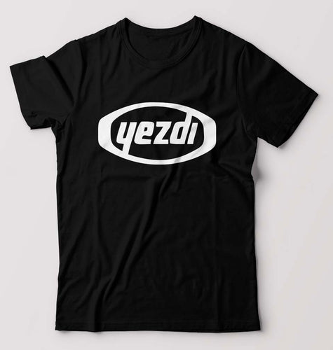 Yezdi T-Shirt for Men-Black-Ektarfa.online