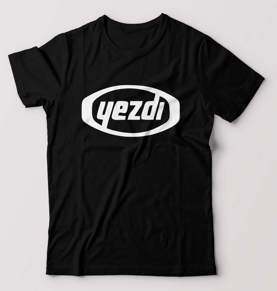 Yezdi T-Shirt for Men-Black-Ektarfa.online