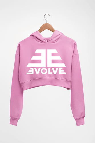 Evolve Crop HOODIE FOR WOMEN-Light Baby Pink-Ektarfa.online