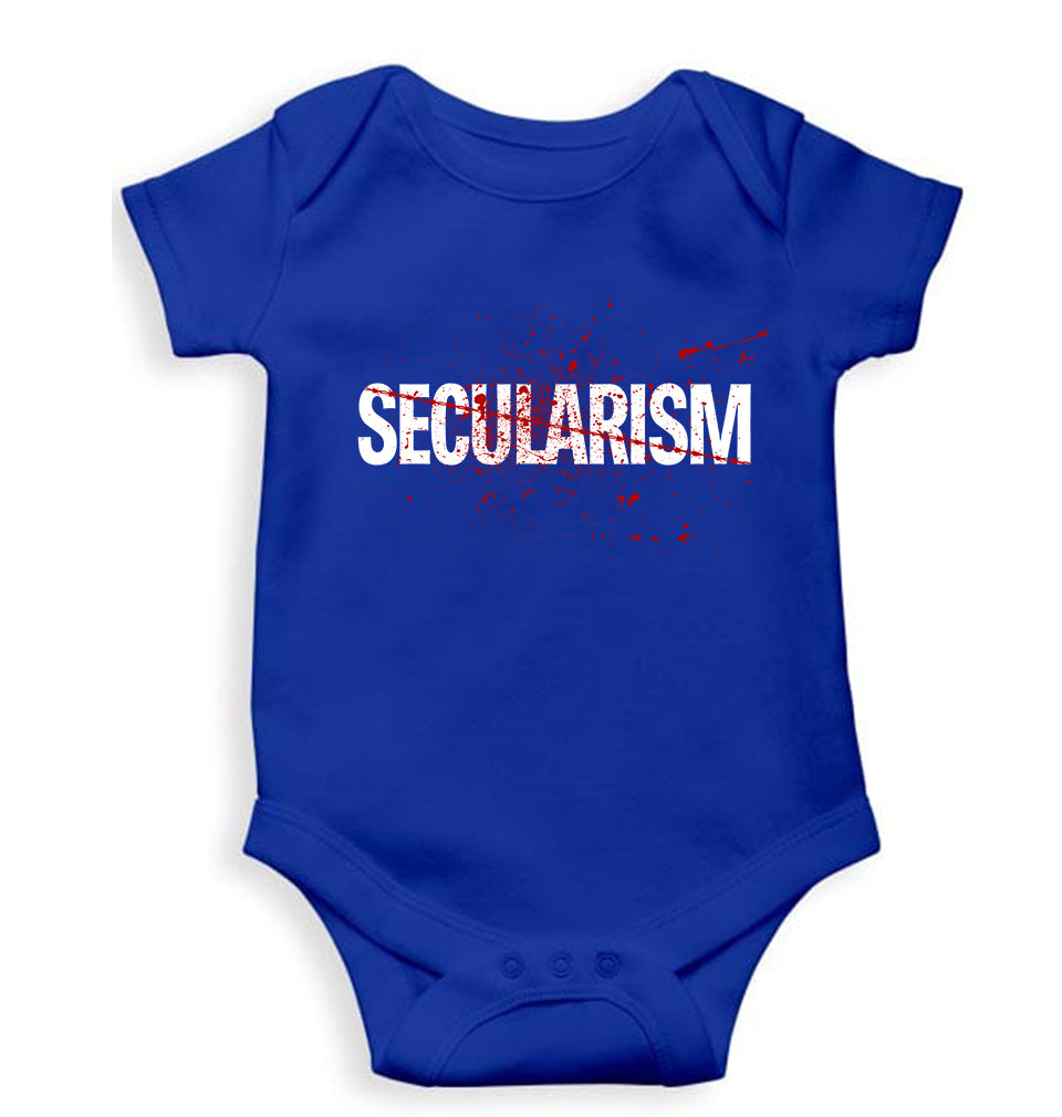 Secularism Kids Romper For Baby Boy/Girl-Royal Blue-Ektarfa.online