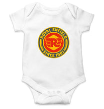 Load image into Gallery viewer, Royal Enfield Kids Romper Kids Romper For Baby Boy/Girl-0-5 Months(18 Inches)-White-Ektarfa.online
