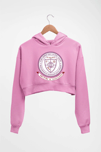 Load image into Gallery viewer, IIT (BHU) Varanasi Crop HOODIE FOR WOMEN-Light Baby Pink-Ektarfa.online
