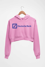 Load image into Gallery viewer, Deutsche Bank Crop HOODIE FOR WOMEN-Light Baby Pink-Ektarfa.online

