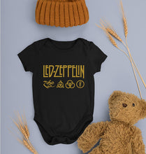 Load image into Gallery viewer, Led Zeppelin Kids Romper For Baby Boy/Girl-0-5 Months(18 Inches)-Black-Ektarfa.online
