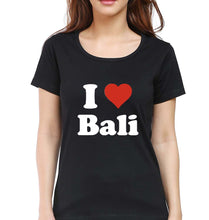 Load image into Gallery viewer, I Love Bali T-Shirt for Women-Black-Ektarfa.online
