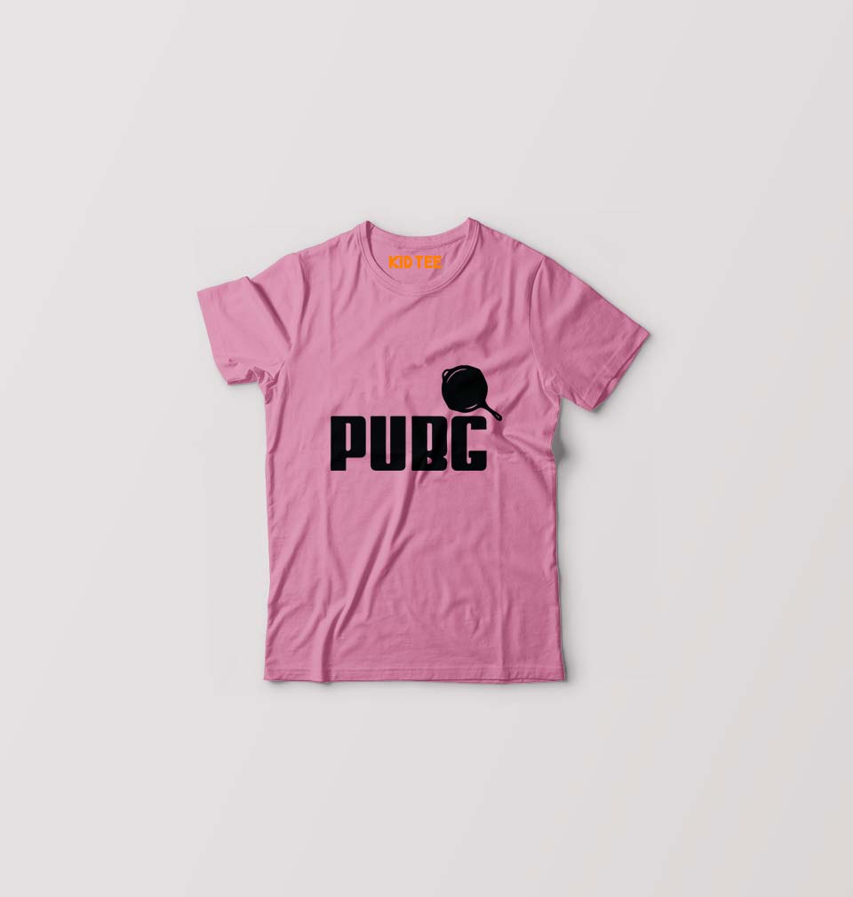 PUBG Kids T-Shirt for Boy/Girl-Pink-Ektarfa.online