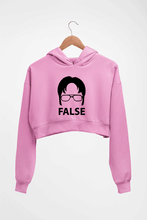 Load image into Gallery viewer, Dwight Schrute Crop HOODIE FOR WOMEN-Light Baby Pink-Ektarfa.online

