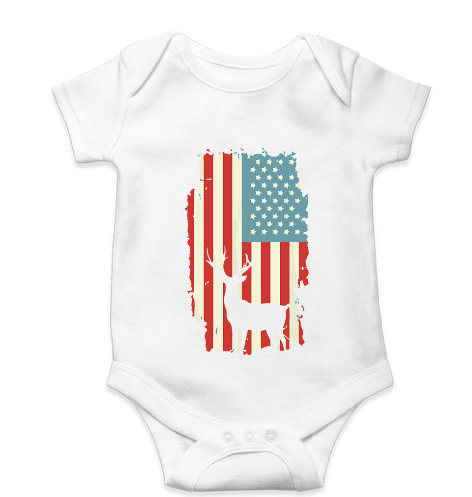 Deer Kids Romper For Baby Boy/Girl-White-Ektarfa.online