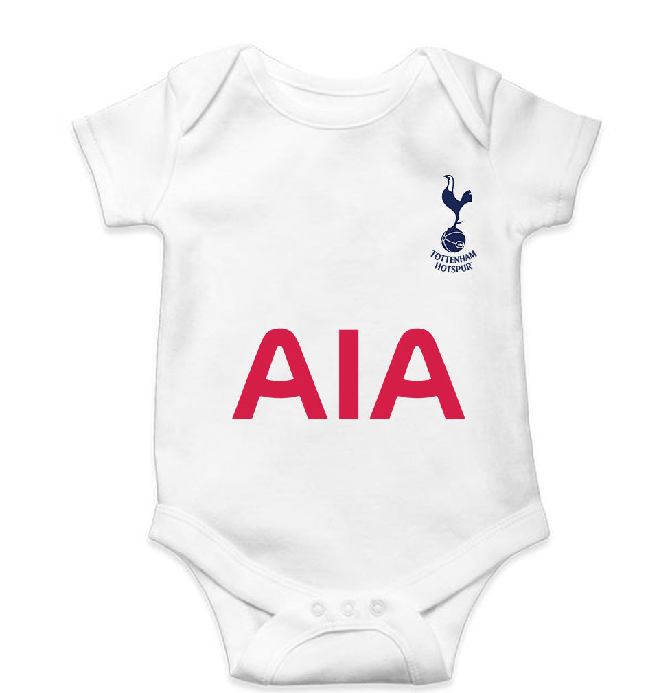 Tottenham Hotspur F.C. 2021-22 Kids Romper For Baby Boy/Girl-0-5 Months(18 Inches)-White-Ektarfa.online