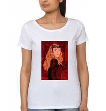 Load image into Gallery viewer, Scarlet Witch Wanda T-Shirt for Women-White-Ektarfa.online
