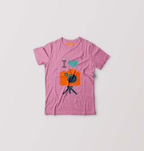 Load image into Gallery viewer, I Love Photography Kids T-Shirt for Boy/Girl-Pink-Ektarfa.online
