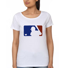 Load image into Gallery viewer, Baseball T-Shirt for Women-White-Ektarfa.online
