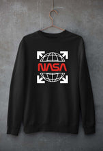 Load image into Gallery viewer, Nasa White Off Unisex Sweatshirt for Men/Women-Black-Ektarfa.online
