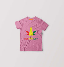 Load image into Gallery viewer, Bob Marley Weed Kids T-Shirt for Boy/Girl-Pink-Ektarfa.online
